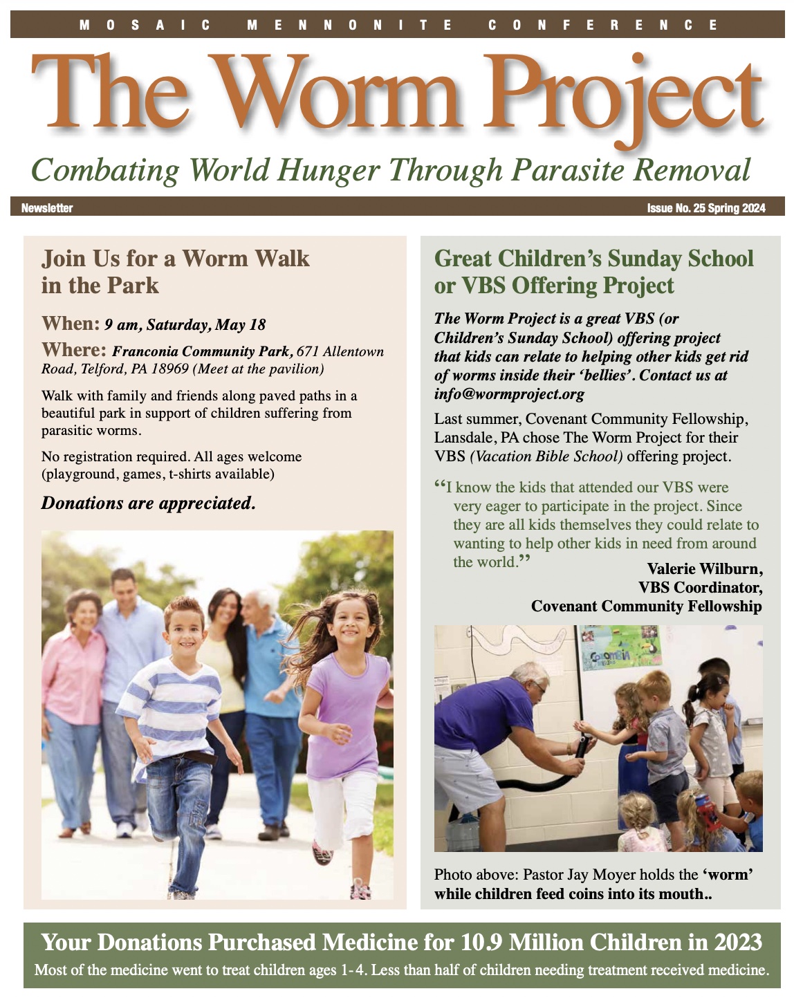 Worm Project Newsletter - Spring 2024